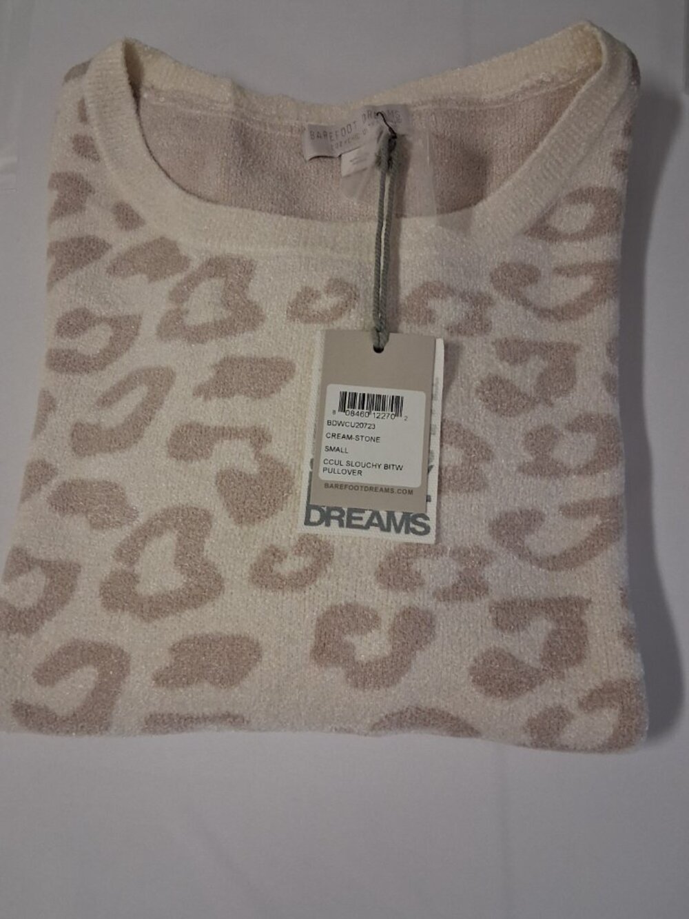 Barefoot Dreams BDWCU20723-119-S Top – NWT